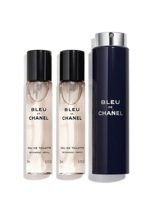 BLEU DE CHANEL Eau de Toilette Twist and Spray 3x20ml