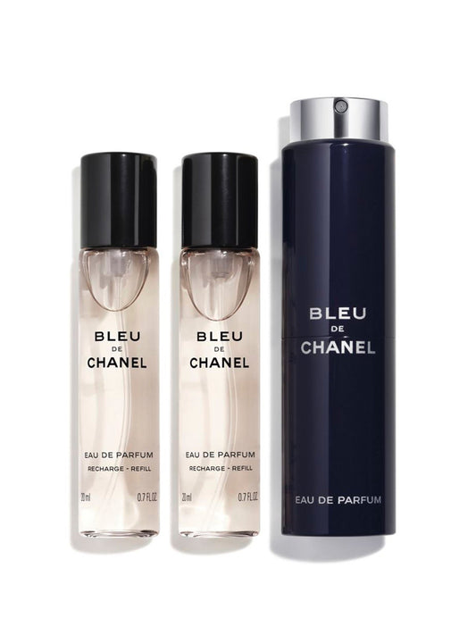 BLEU DE CHANEL Eau de Parfum Twist and Spray 3x20ml
