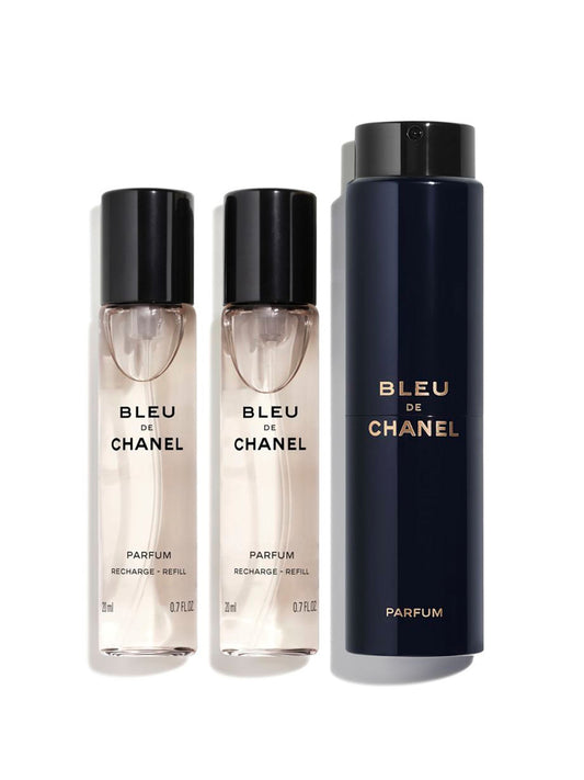 BLEU DE CHANEL Parfum Twist and Spray 3x20ml