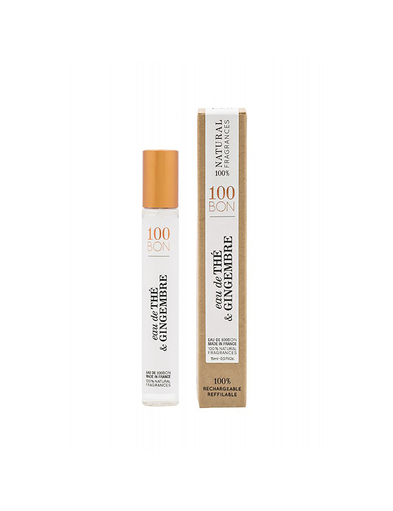 100BON EAU DE THE & GINGEMBRE 100% NATURAL FRAGRANCE SPRAY .50 OZ