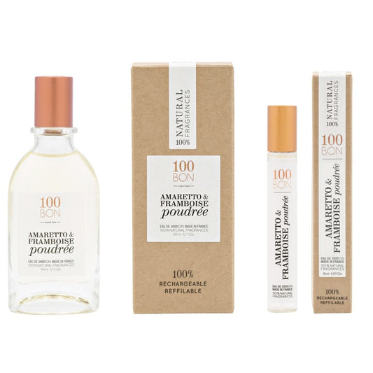 100BON AMARETTO & FRAMBOISE POUDREE 1.7 OZ EDP SPRAY/.5 PEN SPRAY DUO