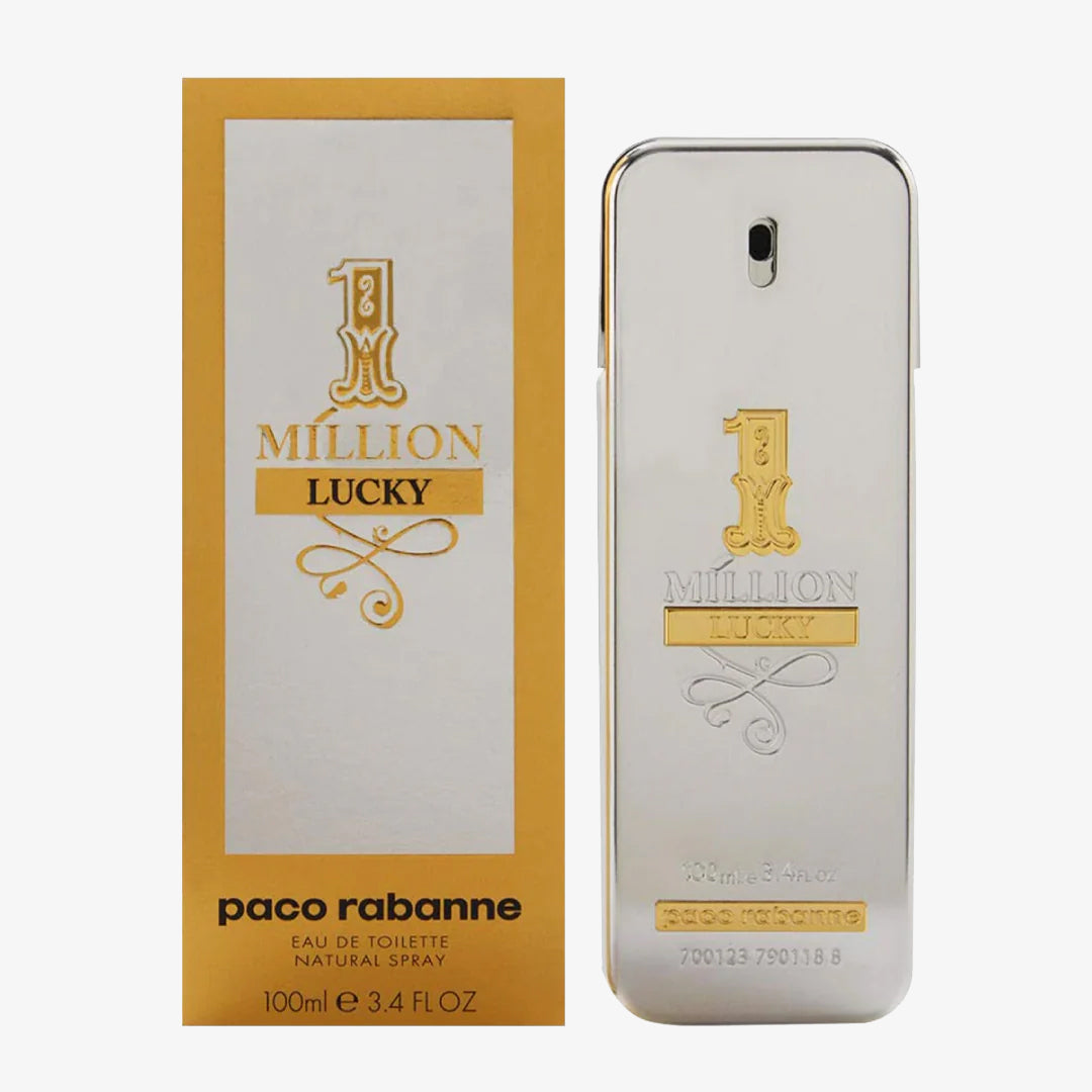 1 Million Lucky for Men by Paco Rabanne Eau de Toilette Spray