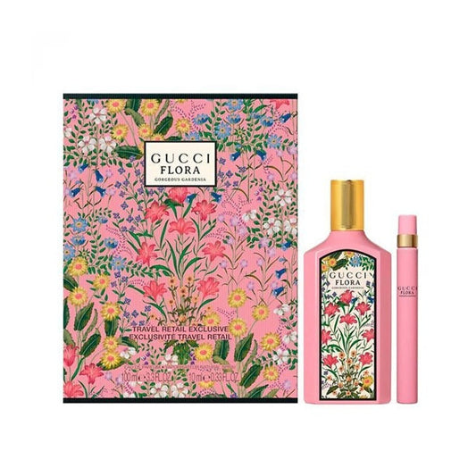 Gucci Flora Gorgeous Gardenia Travel Retail Exclusive Set (100 ml+10 ml)
