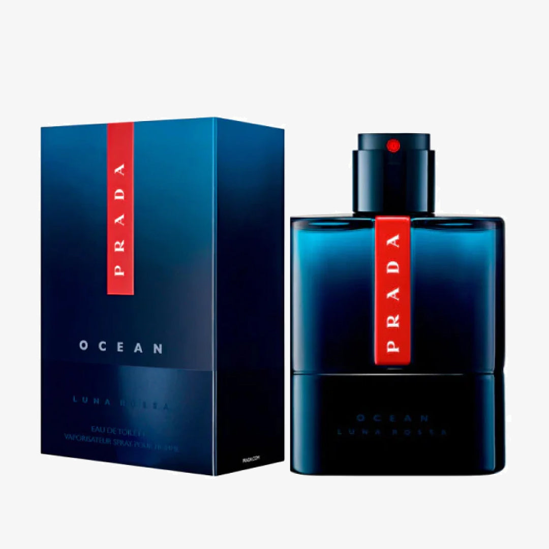 Luna Rossa Ocean for Men By Prada Eau de Toilette 3.4 oz