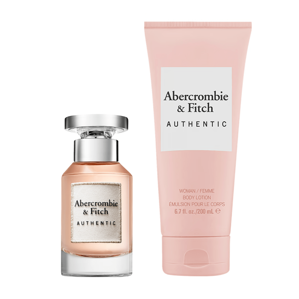 Abercrombie & Fitch Authentic Woman Women's Perfume Gift Set (50ml EDP + 200ml Body Lotion)