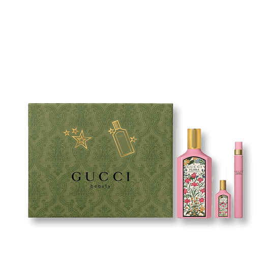 Gucci Flora Gorgeous Gardenia EDP Trio Set