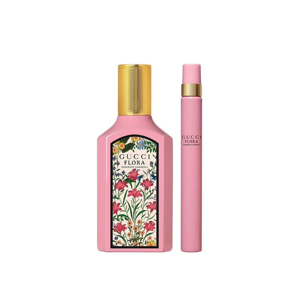 Gucci Flora Gorgeous Gardenia Eau de Parfum Women's Perfume Gift Set (50ml) with 10ml EDT