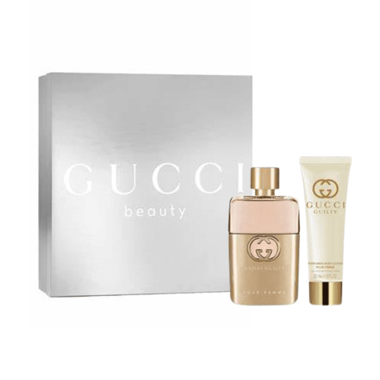 Gucci Guilty Pour Femme Eau de Parfum Women's Gift Set Spray (50ml) with 50ml Body Lotion