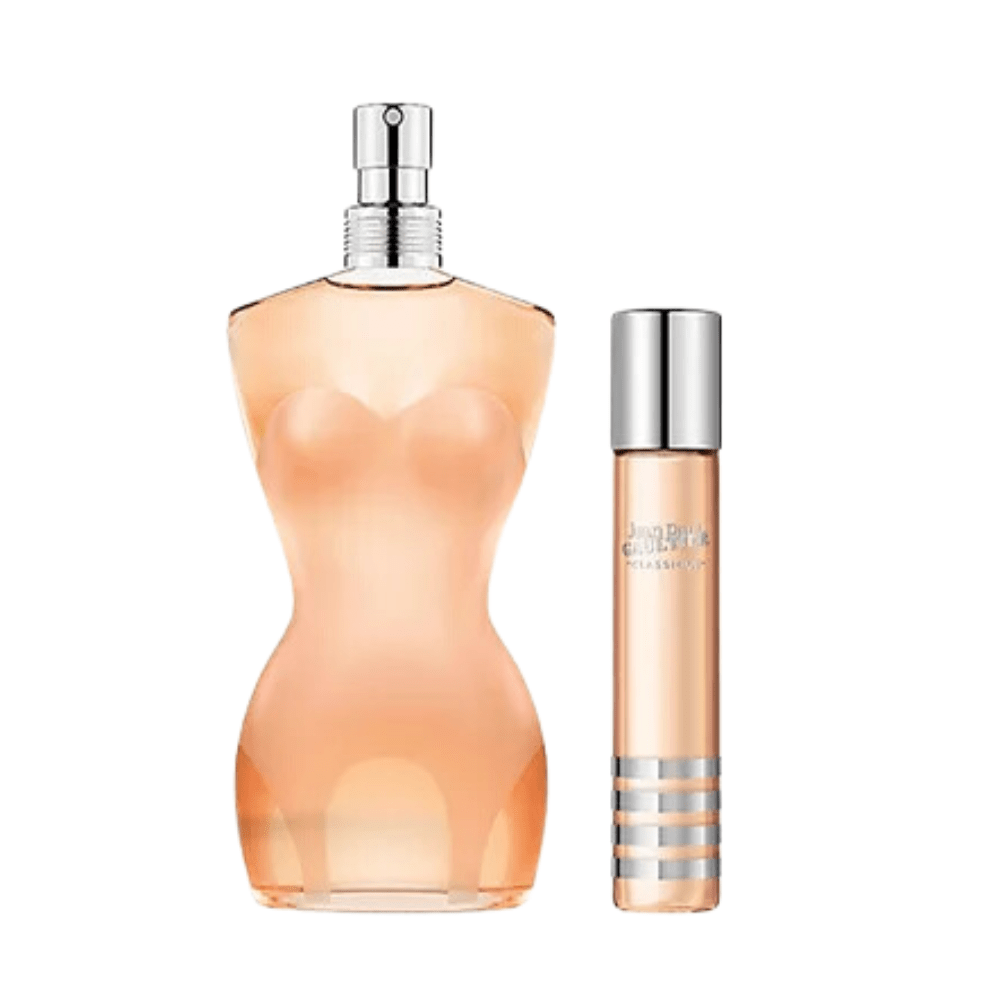 Jean Paul Gaultier Classique Eau de Toilette Women's Perfume Gift Set Spray (100ml) with 20ml EDT