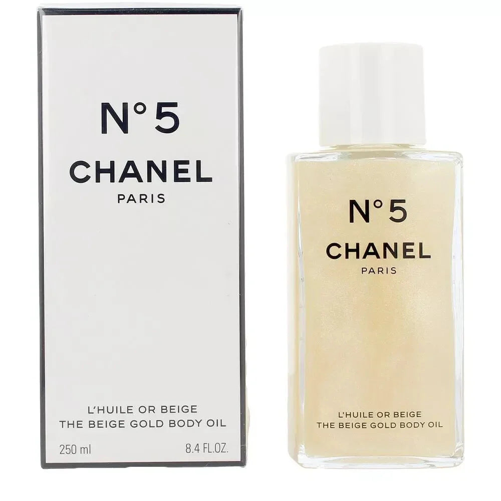 N°5 The Beige Gold Body Oil by CHANEL 8.4 oz Body Oil Limited Edition
