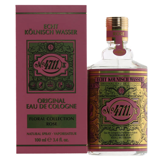 4711 BY MULHENS FLORAL COLLECTION ROSE EDC SPRAY, 3.4 OZ