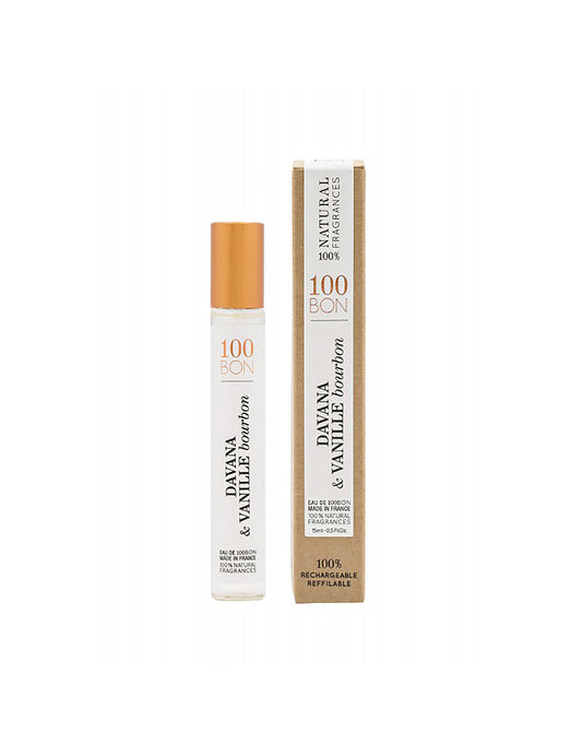 100BON DAVANA & VANILLE BURBON 100% NATURAL FRAGRANCE SPRAY .50 OZ