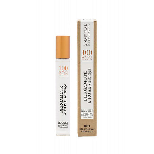 100BON BERGAMOTE & ROSE SAUVAGE 100% NATURAL UNISEX FRAGRANCE SPRAY
