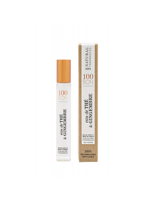 100BON EAU DE THE & GINGEMBRE 100% NATURAL FRAGRANCE SPRAY .50 OZ