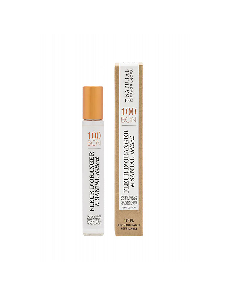 100BON FLEUR D'ORANGE & SANTAL DELECAT 100% NATURAL FRAGRANCE SPRAY .50 OZ