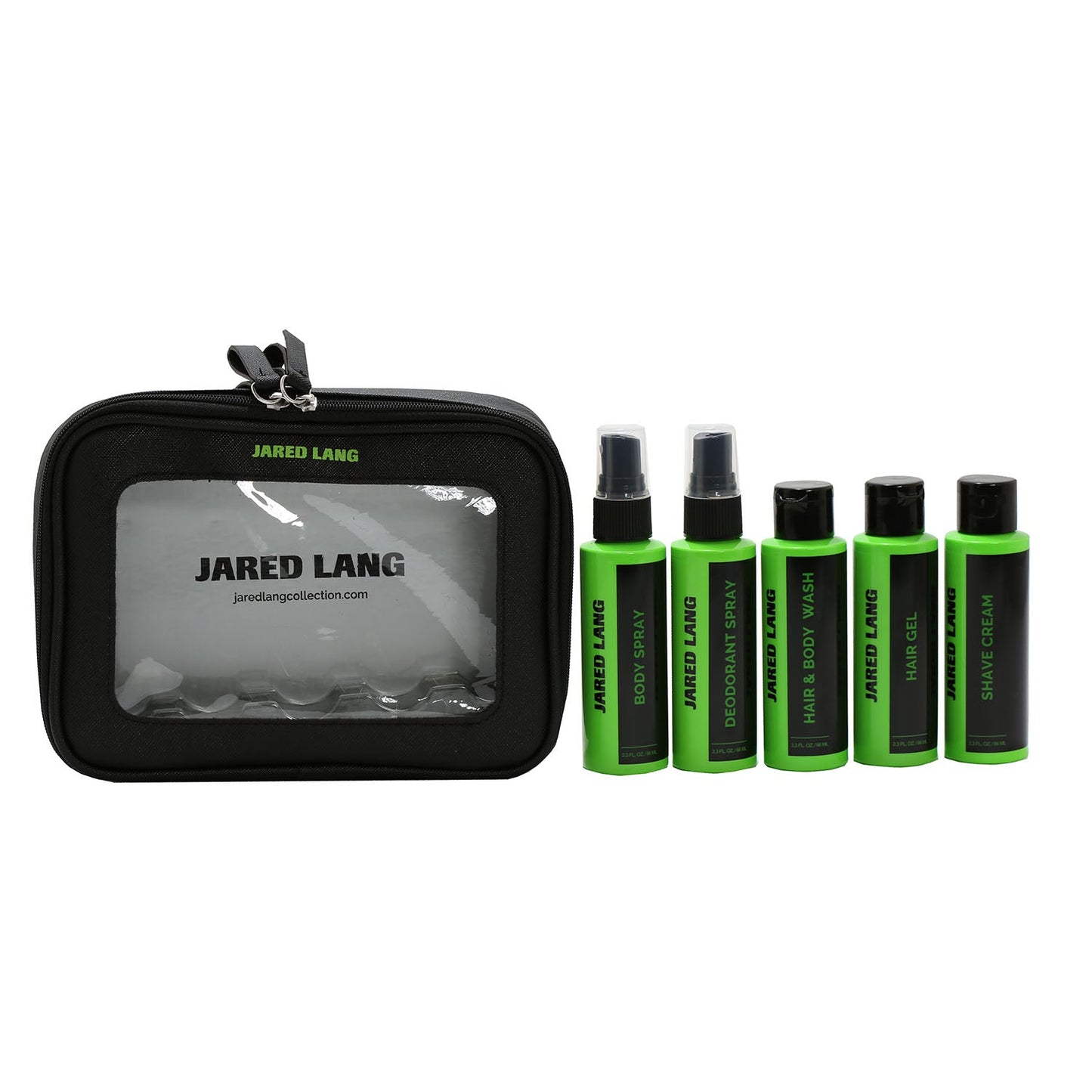 JARED LANG SET (HAIR & BODY WASH 2.2 OZ /HAIR GEL 2.2 OZ/SHAVE CREAM 2.2 OZ /BODY SPRAY 2.2 OZ/DEODORANT SPRAY SET)