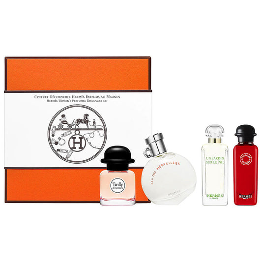 Hermes Women's Perfumes 4pc Mini Discovery Set 4x7.5ml (L)