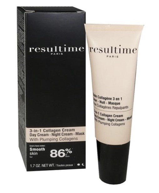 Resultime Trattamento Collagene 3 in 1 Maschera giorno-notte Tester Con scatolina 50 ml soin collagene