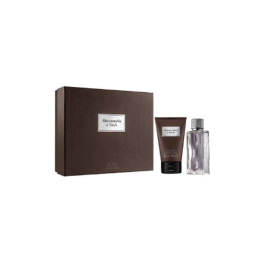 Abercrombie Fitch First Instinct Eau de Toilette Men's Aftershave Gift Set Spray (50ml) with Hair & Body Wash